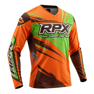 Maillot de motocross personnalisé en polyester, dernière collection, pour la course tout-terrain, vêtements exclusifs pour la moto et les courses automobiles, maillot de motocross - Product Image 1