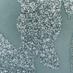Custom Design Embroidered <b>Net</b> <b>Fabric</b> Manufacturer India Premium Mesh Tulle Lace <b>Fabric</b> Supplier for Bridal Fashion Export - Product Image 6