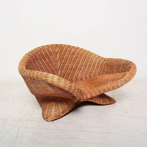 Silla de meditación Lotus, sillas de suelo de ratán natural trenzadas a mano para relajarse y practicar yoga - Product Image 3