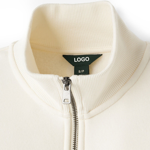 Sudadera Premium de Algodón Orgánico con Cremallera Frontal, Unisex, Corte Holgado, Informal, Personalizable - Product Image 3