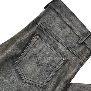 Fashion Wears Men Leather Pants Durable Material Comfortable Fit Perfect For All Seasons And Occasions For Best Sale - Product Image 5