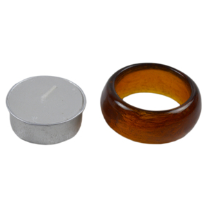 Porte-bougie coloré jaune vif et rouge pour la décoration de la Saint-Valentin, les fêtes d'anniversaire et les décorations de Noël - Product Image 5