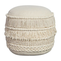 Acheter Fabulous White Pouf d'extérieur Loungers Bone Inlay Console grand Pouf au design unique Poufs vintage pour la maison Décoration d'hôtel de qualité