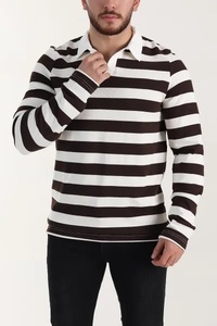 เสื้อสเวตเชิ้ตแขนยาวคอกลมสำหรับผู้ชาย สีดำและสีเทาล้วน ระบายอากาศได้ดี สไตล์สตรีทแวร์ ผ้าฟลีซ พร้อมโลโก้ OEM - Product Image 4