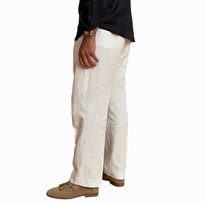 <span class=keywords><strong>Pantaloni</strong></span> in <span class=keywords><strong>Lino</strong></span> Gingtto per <span class=keywords><strong>Uomo</strong></span>, Casual e Leggeri, Stile Streetwear - Product Image 2