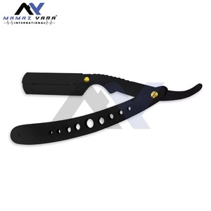 Ergonomic Stainless Steel <b>Straight</b> <b>Edge</b> Barber <b>Razor</b> Durable Precision Shaving Tool Classic Design Professional Grooming Salon - Product Image 2