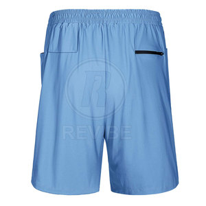 New Arrival Men's Gym <b>Shorts</b> Lightweight Spandex/<b>Polyester</b> Breathable Eco-Friendly Solid Color OEM Service Casual Running Wear - Product Image 2