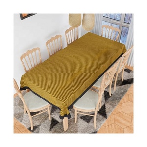 À la mode nouvelle belle faite à la main 100% lin brodé tailles personnalisées nappe pour hôtels Banquet de mariage - Product Image 5