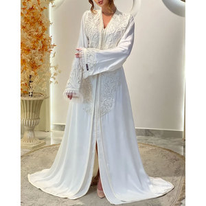 Robe de mariée marocaine Kaftan, tenue de mariage traditionnelle, design personnalisé, marque privée, fournisseur en gros, fabricant - Product Image 1