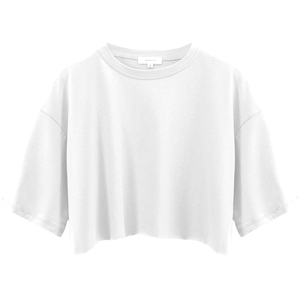 เสื้อยืดแขนสั้นผ้าฝ้าย 100% ทรงหลวม ระบายอากาศได้ดี สวมใส่สบาย เหมาะสำหรับผู้หญิง ออกกำลังกาย แห้งเร็ว สไตล์สปอร์ต - Product Image 6