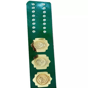 Muzamin Apparel World Heavy Weight Championship Leather Wrestling Trophy Belt-Eco-Friendly Waterproof Customizable Packaging - Product Image 6