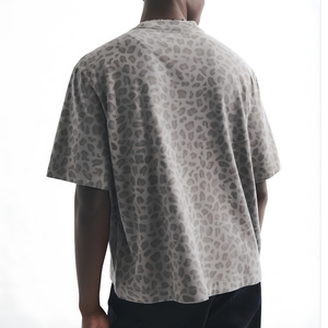 Bulk Graphic T-<b>Shirts</b> Oversized Streetwear Vintage <b>Leopard</b> <b>Print</b> Anti-Pilling <b>Men's</b> XS OEM ODM Supplier - Product Image 3