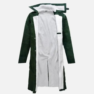 Top Selling MenVintage Genuine <b>Leather</b> <b>Long</b> <b>jacket</b> fur Women Breathable Winter Wear Casual <b>Long</b> <b>jacket</b> by Standard International - Product Image 3