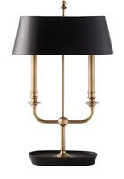 Lampe de table en fer moderne, abat-jour en tissu noir, design géométrique, décoration contemporaine pour la maison, éclairage intérieur pour salon, Nyxora Atelier