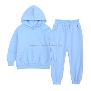 Conjunto de sudadera y Jogger de dos piezas de lana para niños hecho a medida de alta calidad y venta al por mayor - Product Image 6