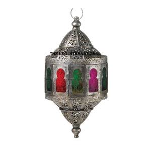 Lanterne en métal faite à la main, dernier design, pot à bougie unique en béton, élégant et luxueux pour la maison, à des fins d'éclairage, prix de gros - Product Image 2