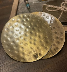 Persian Heritage Brass Coaster <b>Set</b> with Holder Handcrafted Engraved <b>Square</b> Brass Heat Resistant Luxury Table Decor - Product Image 6