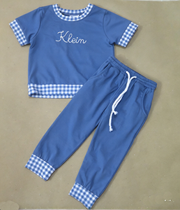 Conjuntos de ropa para niños y niñas – venta al por mayor desde Vietnam: Ropa deportiva de verano. - Product Image 4