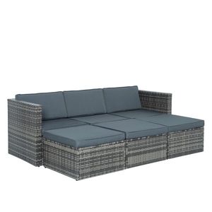 5 Set Seasonal Outdoor Patio Furniture PE Wicker Lift Top Includes Coffee Table Other Pieces Qualityplywood Furniture for - Product Image 3