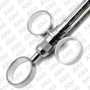 Jeringa de Anestesia Dental, Autoaspirante, Manual, de Acero Inoxidable, Reutilizable, Instrumento Quirúrgico - Product Image 2