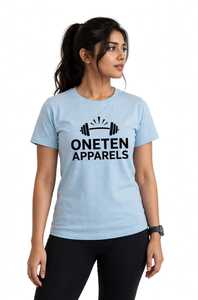 เสื้อยืดผู้หญิงฤดูร้อน สีกรมท่า ผ้าฝ้ายเจอร์ซีย์นุ่ม สวมใส่สบาย คอกลม ไหล่ตก แขนสั้น ระบายอากาศได้ดี คุณภาพสูง ปรับแต่งได้ - Product Image 2