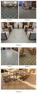 Revêtement de sol LVT à rayures sans joint, imperméable, ignifuge, auto-adhésif, <span class=keywords><strong>parquet</strong></span> à coller - Product Image 3