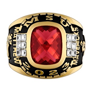 Anillo de Graduación Personalizado de Plata de Ley 925 para Hombre, con Piedra de Nacimiento, Anillo Escolar o Universitario, Regalo de Graduación Personalizado para Estudiantes - Product Image 1