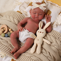Poupées réalistes Liors de 16 pouces, bébés reborn, fille afro-américaine, entièrement en silicone, poupées réalistes personnalisées, vente en gros
