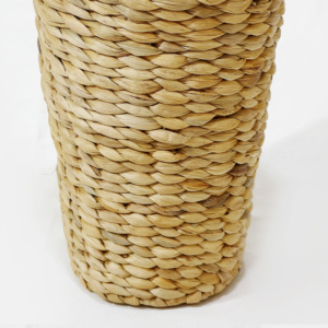 Maceta alta y redonda de jacinto de agua tejido, soporte para sombrilla, cesta para plantas - Product Image 6