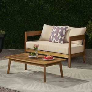 Brooklyn Loveseat and Coffee Table <b>Garden</b> <b>Set</b> - Product Image 4