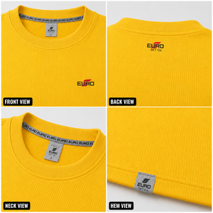 Camiseta compacta para hombre, de tela gruesa, textura suave y corte relajado, ideal para ropa casual de calle y actividades al aire libre. - Product Image 6