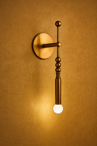 Plafonnier en laiton alabastro style mid-century, design cylindrique minimaliste fait main, Calvin Handicraft CHBWS00116 - Product Image 3