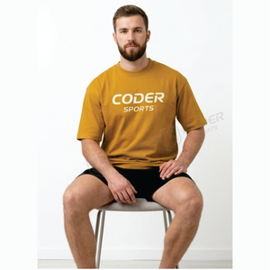 T-shirt pour homme en coton 100% de haute qualité avec logo personnalisé, impression de votre logo de marque, t-shirts courts pour homme - Product Image 5