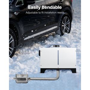 Tubo Flessibile in Acciaio Inox da 47,2 Pollici con 2 Morsetti per Riscaldatori Diesel - Product Image 5
