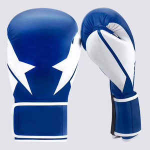 Boxing <b>Glove</b> for Unisex Printed PU Leather Smart Casual Training Hand Wrap Boxing <b>Glove</b> Breathable OEM Service Custom Logo - Product Image 5