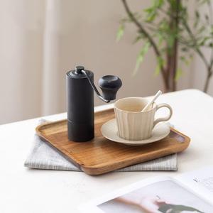 Juego de 3 Bandejas de Servir de Madera Maciza con Diferentes Formas, Bandeja de Lujo para Desayuno, Té, Café, Otomana, Plato de Exhibición para el Hogar y Hoteles - Product Image 4