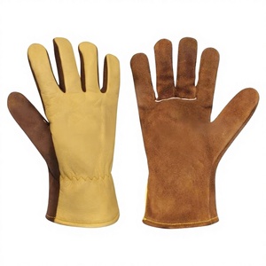 ถุงมือทำงานนิรภัยหนังวัวแท้คุณภาพพรีเมียม ISONZ Leather Zone รุ่น B2B สำหรับงานขับรถ หนา 1.2 มม. ระดับการป้องกันแรงกระแทก 2 - Product Image 1