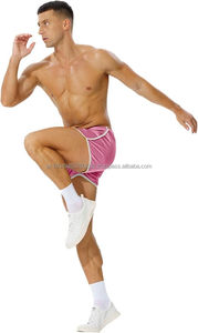Pantalones Cortos Deportivos para Hombre, con Logotipo Frontal, de Algodón y Elastano, Transpirables, de Secado Rápido, Resistentes al Viento, para Entrenamiento y Gimnasio - Product Image 5