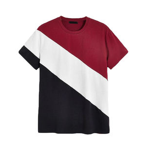 Camisetas de Hombre Personalizadas, Modernas, Transpirables, de Algodón Orgánico, con Bloques de Color, Estilo Veraniego, Ropa Formal, Prendas de Exterior, Ropa Urbana - Product Image 1