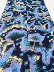 Tela de algodón de cera africana de Kenia colorida Material Real Ankara para vestidos Camisas Bolsos y moda cultural - Product Image 2