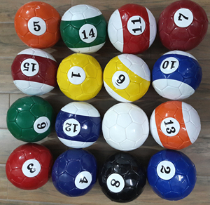 Balles de jeu de taille 4 Snooker Soccer Football Billard dans un ensemble - Product Image 6
