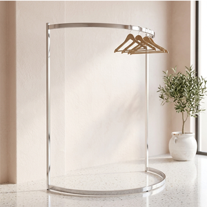 Porte-vêtements pliable Bros Display, support de vêtements portable en métal robuste, présentoir de luxe pour magasin de détail, OEM ODM Vietnam - Product Image 2