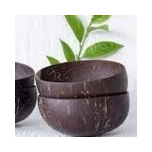 Natural Coconut Wood Bowl And <b>Set</b> Kitchen Spoon Wooden Family Dinnerware <b>Set</b> Well Designed - Product Image 1