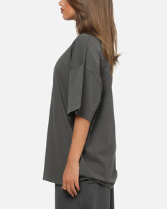 Camiseta de Algodón Personalizada para Mujer, Corte Ajustado, Manga Corta, Cuello Redondo, Informal, Estampado Geométrico, Diseño Personalizado, OEM, ODM - Product Image 3