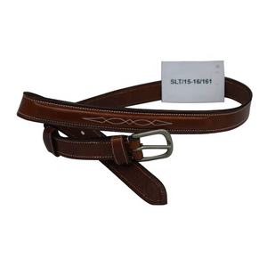 Designer Genuine Leather <b>Belt</b> for <b>Women</b> <b>Brown</b> Horse Rider Equestrian Riding <b>Belt</b>. - Product Image 4