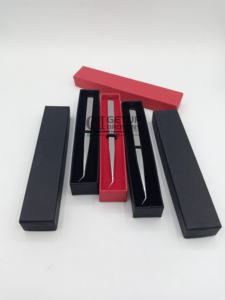 Haute Qualité 45 Degrés Mince Droite Plein Argent En Acier Inoxydable Extension De Cils Pince À Épiler Personnalisable Logo Beauté Instrument - Product Image 4