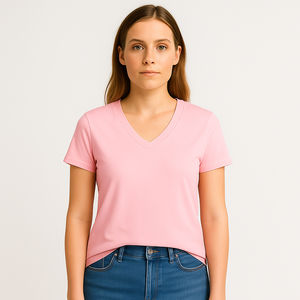 Venta al por mayor de camisetas de moda para mujer, camisetas de manga corta de verano en oferta, camisetas para mujer - Product Image 1