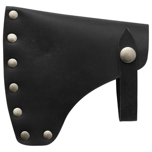 Hacha de Acero Inoxidable de Damasco Hecha a Mano con Funda de Cuero, Venta al por Mayor de Hachas para Senderismo y Camping - Product Image 4