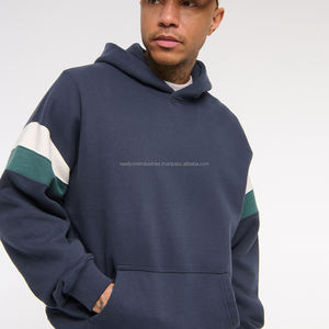 Sweat à capuche couleur unie velours sweat à capuche hiver polyester/coton uni teint ODM sweat à capuche pour hommes - Product Image 4