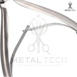 Pince à presser pour extensions capillaires finition satinée, construction robuste en acier inoxydable, mâchoires en silicone blanc, outil de scellage professionnel pour salon - Product Image 6